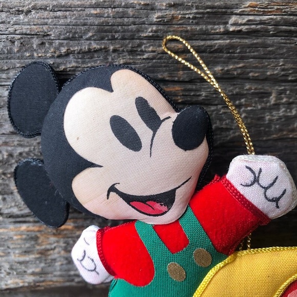 Vintage Mickey Christmas ornament Vtg Mickey Mouse Xmas tree decoration Disney❤️ - Picture 7 of 8